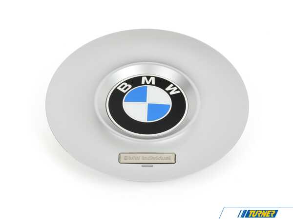 Genuine BMW HUB CAP, SILVER 36137849424