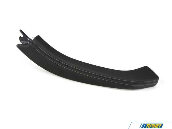 Genuine BMW Trim Cover Pull Strap - Left - Black 51415A36395