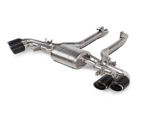 Akrapovic Titanium Slip-On Line Exhaust w/ carbon fiber tips - BMW F95 X5 M | F96 X6 M