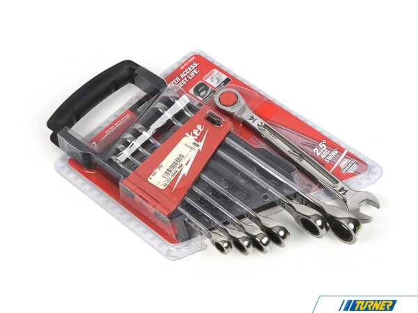 Milwaukee 7pc Ratcheting Combination Wrench Set - Metric 48-22-9506