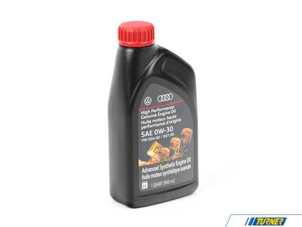 Genuine Volkswagen Audi High Performance Genuine Engine Oil (0w-30) - 1 Quart GC550301QDSP