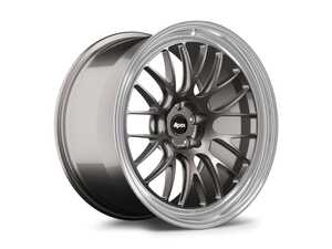 20" APEX ML-10RT Staggered Wheel Set - Anthracite w/ Machined Lip