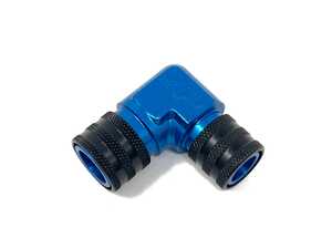 9.89mm To 7.89mm Fuel Line Fitting 90 Degree Double Quick Connect 