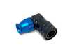 Precision Raceworks 9.49 (3/8") PTFE AN6 90 Degree Fitting To Female QC 201-0227 View 1