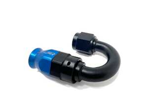 PTFE Fuel Line Fitting 180 Degree AN-6 Female Flare