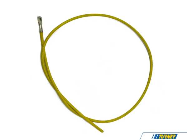 Precision Raceworks Wire With Terminals For 90 Degree 6 Pin Bulkhead - Yellow 201-0360-YEL