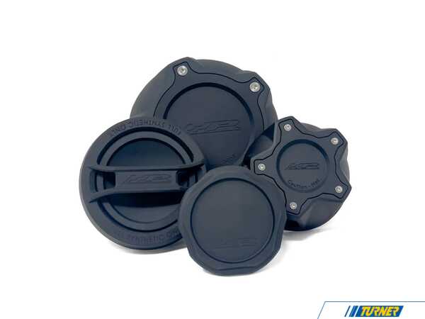 Precision Raceworks Black Billet Engine Fluid Cap Set - B58 / S58  622-0290-BLK