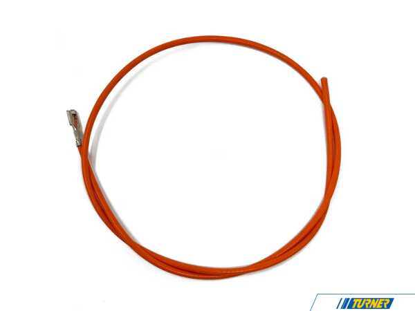 Precision Raceworks Wire With Terminals For 90 Degree 6 Pin Bulkhead - Orange 201-0360-ORG