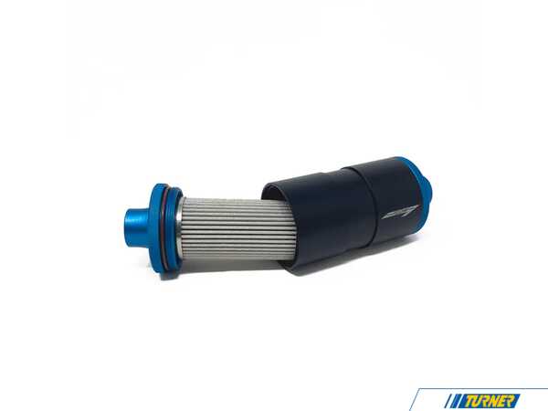 Precision Raceworks Inline Fuel Filter AN8 Single In/Out - 10 Micron | Precision Raceworks 501-0113