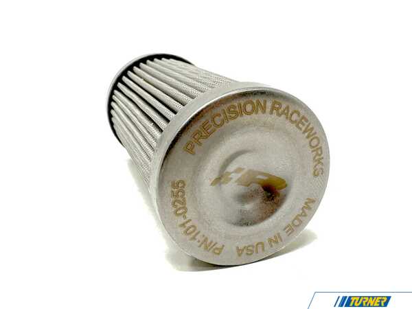 Precision Raceworks Replacement Fuel Filter Element - Single Open 10 Micron | Precision Raceworks 101-0256