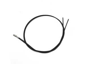 Wire With Terminals For 90 Degree 6 Pin Bulkhead - Black - Dual 18 Gauge