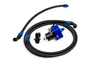 Precision Raceworks AN6 Return Port For In-Tank Regulator-Filter V2 - Adjustable Regulator W/ 1:1 Boost Reference Included - BMW E8X E9X N52 N54 N55
