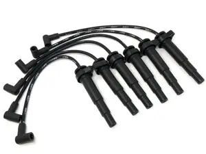 BMW N55 Replacement Spark Plug Wires - Black - Pack Of 6