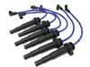 Precision Raceworks BMW N54 Replacement Spark Plug Wires - Blue - 6 Pack For 601-0021 (Long / Manifold Location) 201-0002-1 View 1