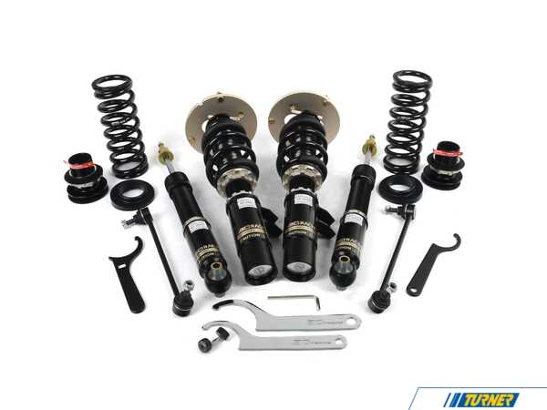 BC Racing BC Racing BR Series Coilover Suspension Kit - 3-Bolt Top Mounts - F32 F36 428i 430i 435i 440i xDrive I-62-BR