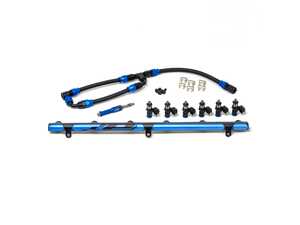 Precision Raceworks S58 Port Injection Kit - Blue Anodized - 950cc Injectors - F97 X3M, F98 X4M, G80 M3, G82/83 M4, G87 M2 S58 3.0L