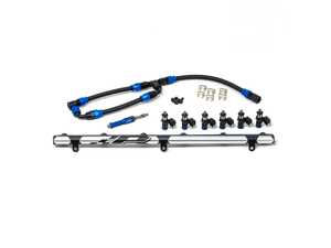 Precision Raceworks S58 Port Injection Kit - Silver Anodized - 950cc Injectors - F97 X3M, F98 X4M, G80 M3, G82/83 M4, G87 M2 S58 3.0L