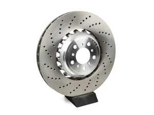 Cross-Drilled Brake Rotor Left - sold individually