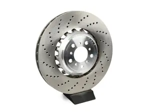 Cross-Drilled Brake Rotor Left - sold individually