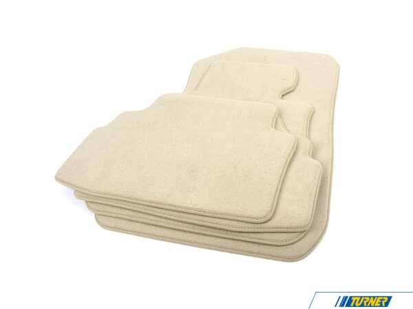 Genuine BMW Genuine BMW Set Of Floor Mats Velours Beige - E92 51477316597
