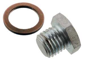 OEM Febi Engine Oil Drain Plug with Crush Washer - BMW N52 3.0L