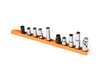 Gear Wrench 10 Piece 1/4" & 3/8" Drive 6-Point Socket Set - 10mm  KDT80319 View 8