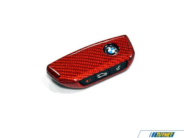 AUTOTECKNIC AutoTecknic (Red Carbon) Remote Key Case - BMW G60, G70, F95, F98, G05, G07, G09, I20 iX BM-0060-RC