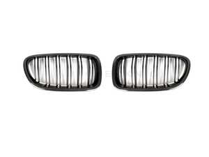 AutoTecknic Dual-Slats Carbon Fiber Front Grille Set - F10 5-Series | M5
