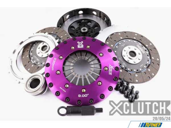 XClutch XClutch - Stage 4 Twin Disc Rigid Organic Clutch Kit XKBM23554-2G