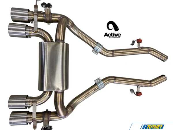 Active Autowerke G87 M2 Valved Rear Axle-back Exhaust (Matte Black  Tips) 11-119B