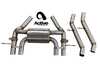 Active Autowerke G87 M2 Valved Rear Axle-back Exhaust (Matte Black  Tips) 11-119B View 2