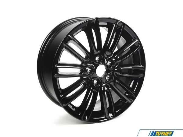 Genuine MINI 500 MINI Tentacle Spoke Wheel 17" (5x112) Black  - Priced Each 36106898290