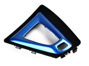 AutoTecknic Painted Alcantara Shift Console Trim - F87 M2 Competition | M2 CS - Long Beach Blue Metallic