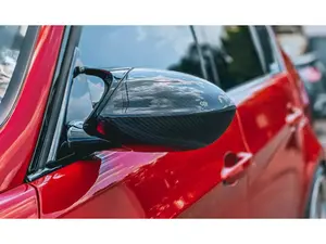 AutoTecknic Replacement Version II Dry Carbon Mirror Covers - E9X M3 | E82 1M (2X2 Weave Gloss Finish)