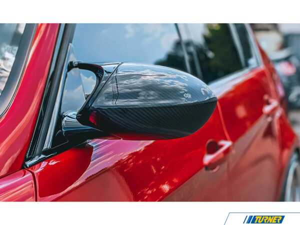 AUTOTECKNIC AutoTecknic Replacement Version II Dry Carbon Mirror Covers - E9X M3 | E82 1M (2X2 Weave Gloss Finish) BM-0152-DCG-T