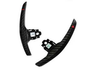 AutoTecknic Dry Carbon Battle Version Shift Paddles - F87 M2 | F80 M3 | F82/ F83 M4 | F10 M5 LCI | F06/ F12/ F13 M6 | F85 X5M | F86 X6M - Gloss Finish + Red Indicator
