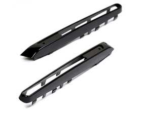 AutoTecknic Replacement Glazing Black Fender Gills - E70 X5M