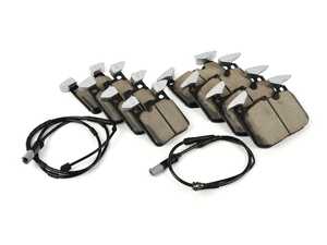 Akebono Euro Ceramic Front & Rear Brake Pad Set