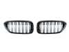 AUTOTECKNIC AutoTecknic Dual-Slats Gloss Black Front Grille Set - G30 5-Series BM-0250-DS-GB View 1