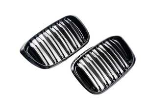 AutoTecknic Dual-Slats Gloss Black Front Grille Set - G01 X3 | G02 X4 Pre-LCI