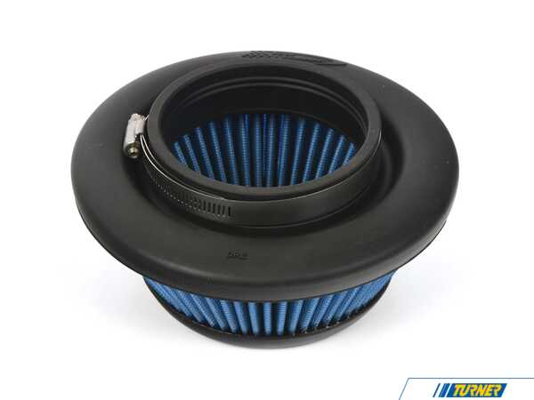 Burger Motorsports BMS Silicone Single Turbo Filter For 4" Turbo Inlet - BLUE - "Shorty" Version BMWBLUSTF-SHRT