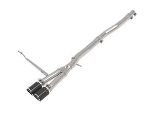 MACH Force-Xp Stainless Steel Cat-Back Exhaust - Carbon Fiber Tips 