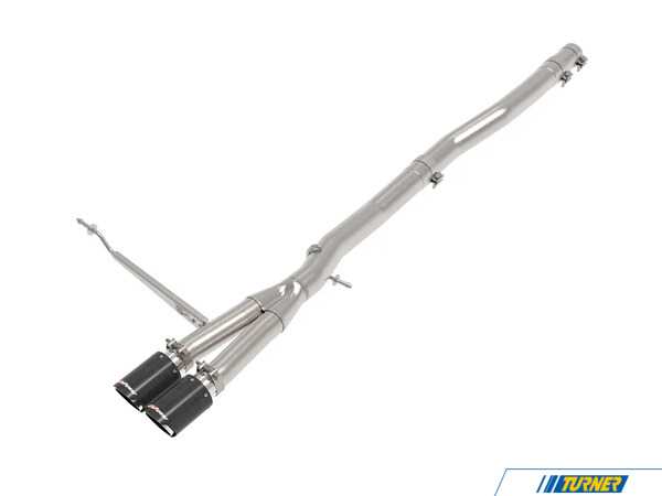AFE MACH Force-Xp Stainless Steel Cat-Back Exhaust - Carbon Fiber Tips  49-36354-C
