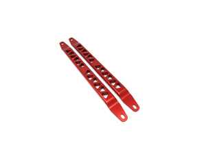 BMS Billet Strut Cross Braces - Anodized Red - BMW G01 X3, G02 X4, F97 X3M, F98 X4M