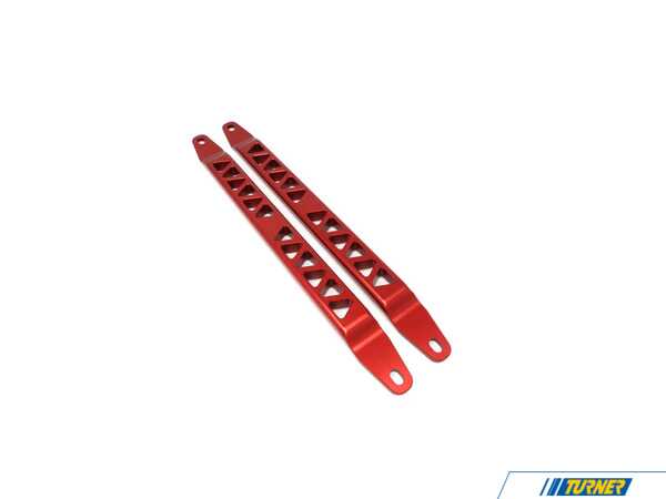 Burger Motorsports BMS Billet Strut Cross Braces - Anodized Red - BMW G01 X3, G02 X4, F97 X3M, F98 X4M BMSBILSCB-RED
