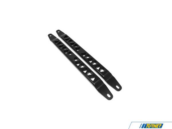 Burger Motorsports BMS Billet Strut Cross Braces - Anodized Black - BMW G01 X3, G02 X4, F97 X3M, F98 X4M BMSBILSCB-BLK