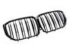 AUTOTECKNIC AutoTecknic Dual-Slats Gloss Black Front Grille - G05 X5 Pre-LCI BM-0613-DS-GB View 1