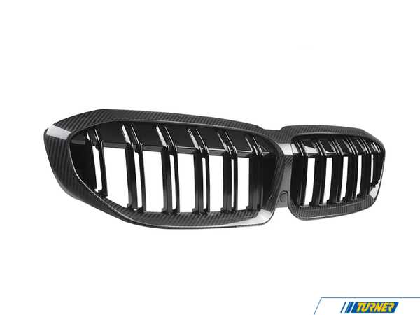 AUTOTECKNIC AutoTecknic Dry Carbon Fiber Dual-Slats Front Grilles - G20 3-Series Pre-LCI BM-0615-DS-CF