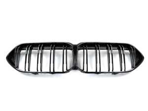 AutoTecknic Dual-Slats Gloss Black Front Grille - F44 2-Series Gran Coupe