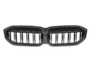 AutoTecknic Dry Carbon Fiber Dual-Slat Front Grille - G20 3-Series LCI